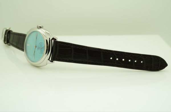 Brand New Laurent Ferrier GALET SQUARE STAINLESS STEEL ICE BLUE DIAL 41MM FULL SET