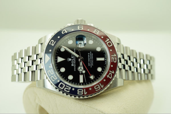 Rolex 126710BLRO PEPSI GMT MASTER II RED BLUE JUBILEE 2019 WARRANTY FULL SET