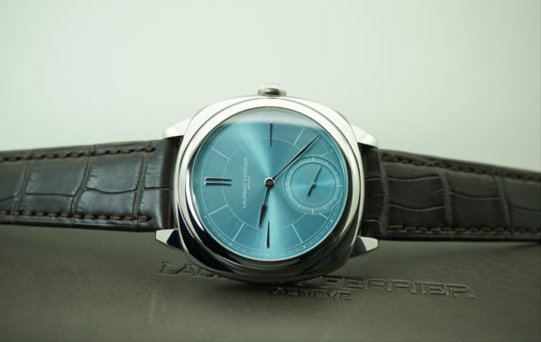 Brand New Laurent Ferrier GALET SQUARE STAINLESS STEEL ICE BLUE DIAL 41MM FULL SET