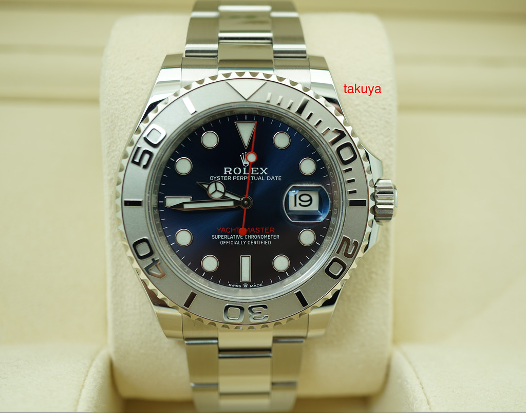 Rolex Yacht Master BLUE Dial Steel Platinum 126622 Rolex Watch