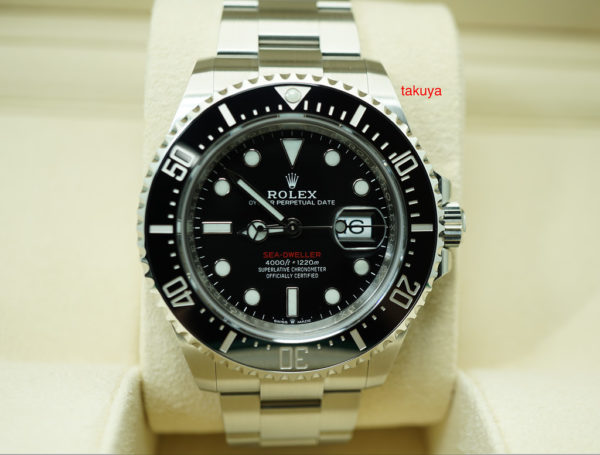 Rolex 126600 SEA-DWELLER 43 CYCLOP RED TEXT 50TH ANNIVERSARY WARRANTY FULL SET