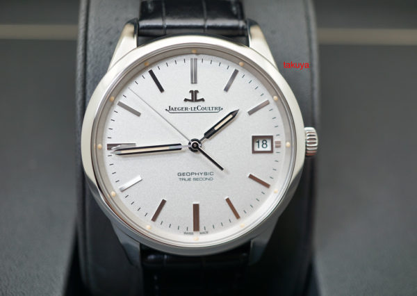 Jaeger-LeCoultre GEOPHYSIC TRUE SECOND STAINLESS STEEL Q8018420 FULL SET