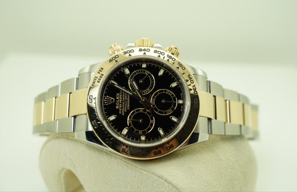 Rolex 116503 DAYTONA TWO TONE YELLOW GOLD SS BLACK DIAL 2019 WARRANTY FULL SET