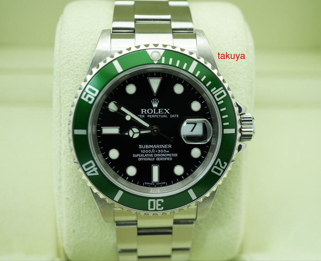 Rolex Submariner 16610LV Green Bezel 50th Anniversary Z NIB