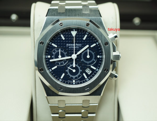 Audemars PIGUET ROYAL OAK CHRONOGRAPH 26300ST DARK BLUE DIAL SERVICED FULL SET