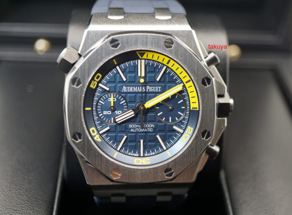 Audemars PIGUET ROYAL OAK OFFSHORE DIVER CHRONOGRAPH BLUE DIAL 26703ST FULL SET