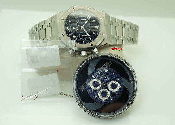 Audemars PIGUET ROYAL OAK CHRONOGRAPH 26300ST DARK BLUE DIAL SERVICED FULL SET