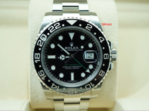 Rolex 116710LN GMT MASTER II CERAMIC BEZEL RANDOM SERIAL 2019 WARRANTY FULL SET