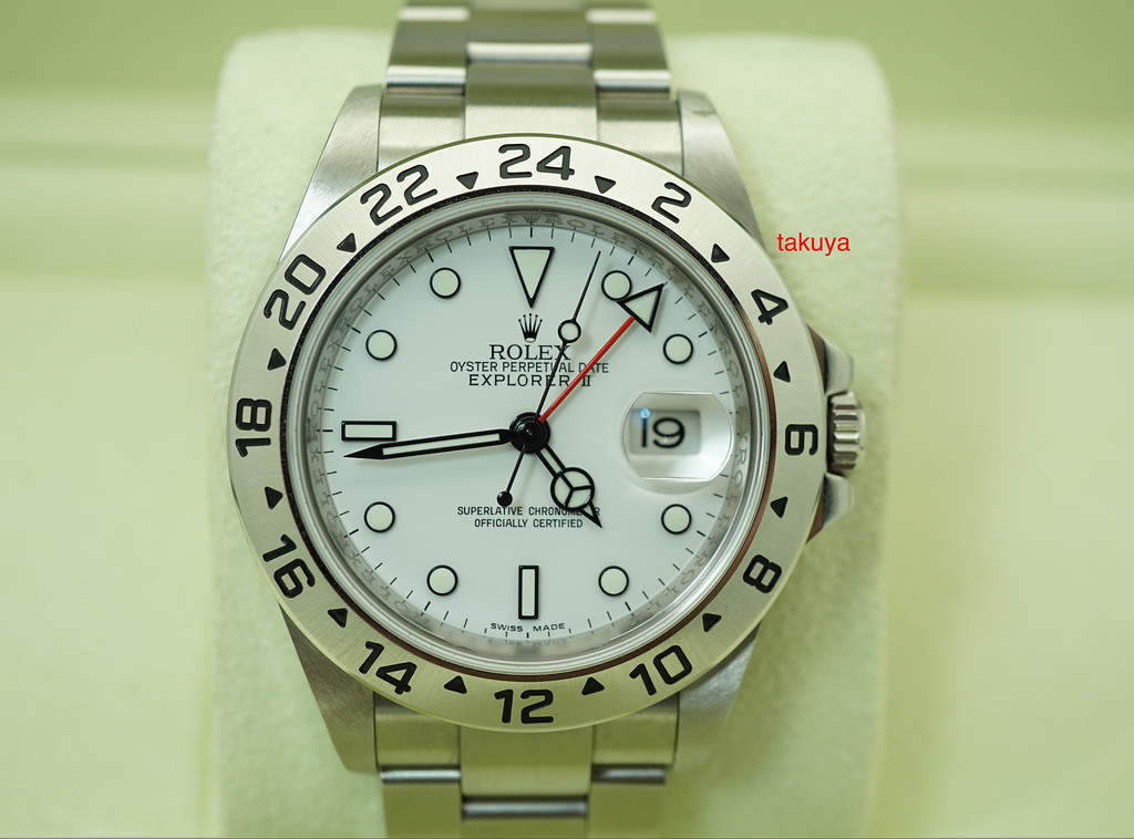 rolex explorer ii 16570 polar 3186