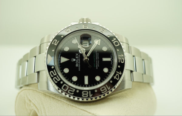 Rolex 116710LN GMT MASTER II CERAMIC BEZEL RANDOM SERIAL 2019 WARRANTY FULL SET