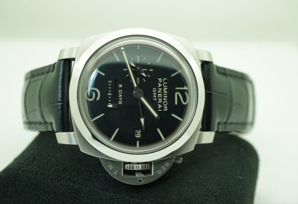 Panerai PAM 233 T SERIES AM PM DIAL 1950 LUMINOR 8 DAYS GMT 44MM COMPLETE SET