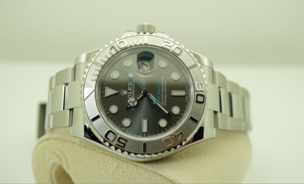 Rolex 126622 YACHTMASTER SS PLATINUM RHODIUM DIAL 40MM 2020 NEW MODEL FULL SET