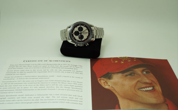 Omega SPEEDMASTER MICHAEL SCHUMACHER LEGEND 3559.32.00 FULL SET