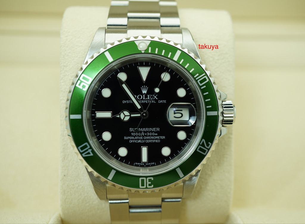 rolex green bezel 50th anniversary