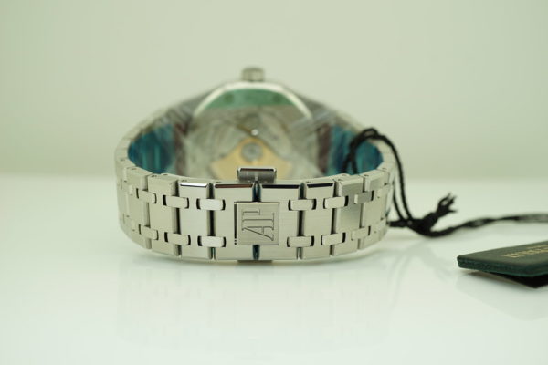 大好き BRAND 37MM DIAL BLUE 15450 OAK ROYAL PIGUET Audemars NEW その他