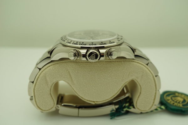 BRAND NEW Rolex 116509 COSMOGRAPH DAYTONA 18K WHITE GOLD STEEL DIAL 2020 COMPLETE SET