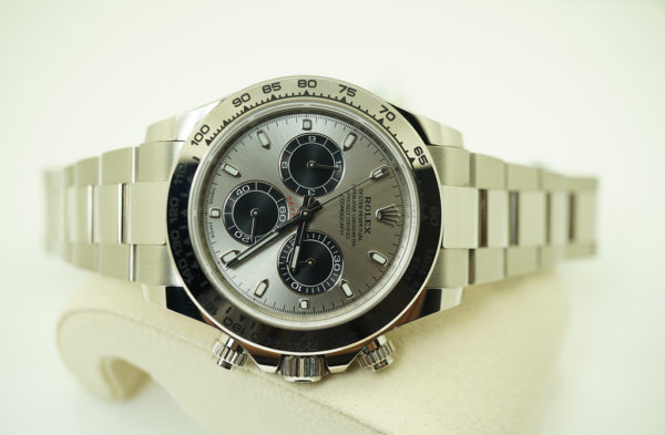 BRAND NEW Rolex 116509 COSMOGRAPH DAYTONA 18K WHITE GOLD STEEL DIAL 2020 COMPLETE SET