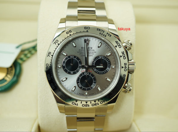 BRAND NEW Rolex 116509 COSMOGRAPH DAYTONA 18K WHITE GOLD STEEL DIAL 2020 COMPLETE SET