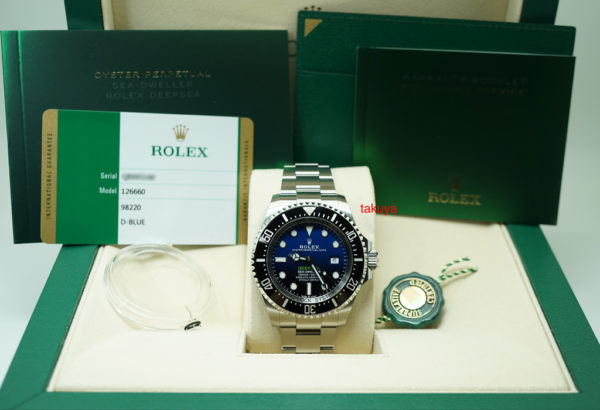 BRAND NEW Rolex 126660 DEEPSEA D-BLUE DIAL JAMES CAMERON NEW MODEL COMPLETE SET