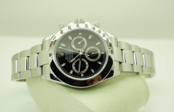 Rolex 116520 DAYTONA SS BLACK DIAL Z SERIAL RSC SERVICED WARRANTY FULL SET