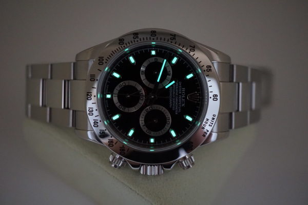 Rolex 116520 DAYTONA SS BLACK DIAL Z SERIAL RSC SERVICED WARRANTY FULL SET