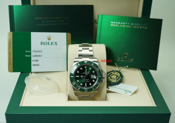 BRAND NEW Rolex 116610LV SUBMARINER CERAMIC GREEN DIAL HULK 2020 SEALED FULL SET