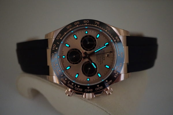 BRAND NEW Rolex 116515LN ROSE GOLD DAYTONA OYSTERFLEX PINK BLACK DIAL 2020 FULL SET - Image 9