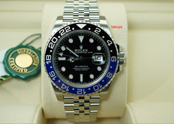 BRAND NEW Rolex 126710BLNR GMT MASTER 2 BLACK BLUE JUBILEE BAND 2020 COMPLETE SET