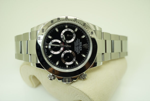 Rolex 116520 DAYTONA STAINLESS STEEL BLACK DIAL RANDOM SERIAL 2015 FULL SET