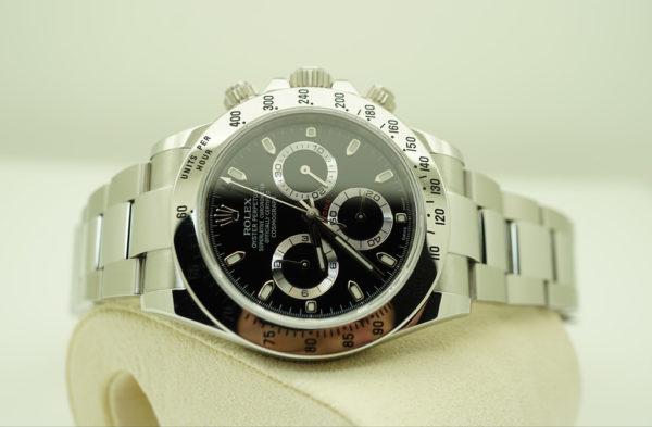 Rolex 116520 DAYTONA STAINLESS STEEL BLACK DIAL RANDOM SERIAL 2015 FULL SET