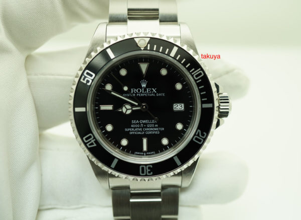Rolex 16600 SEA-DWELLER K SERIAL STAINLESS STEEL 40MM BOXES PAPERS