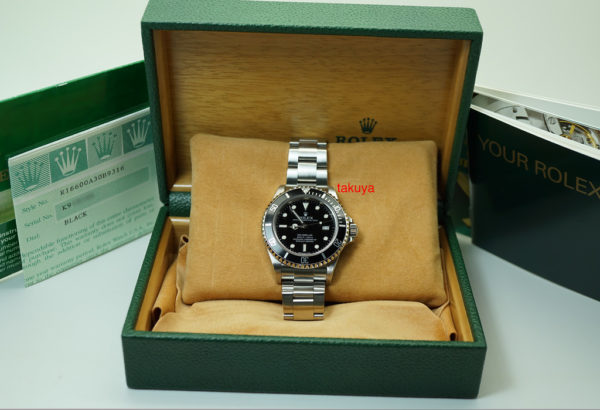 Rolex 16600 SEA-DWELLER K SERIAL STAINLESS STEEL 40MM BOXES PAPERS