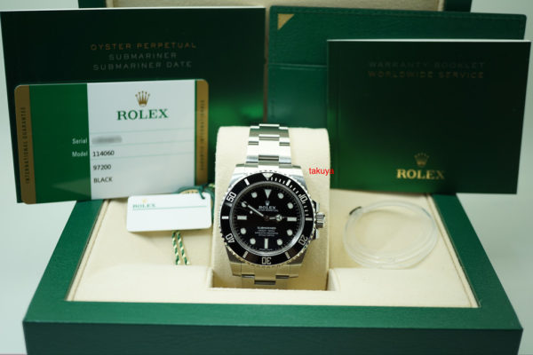 BRAND NEW Rolex 114060 SUBMARINER CERAMIC NO DATE RANDOM SERIAL 2020 FULL SET