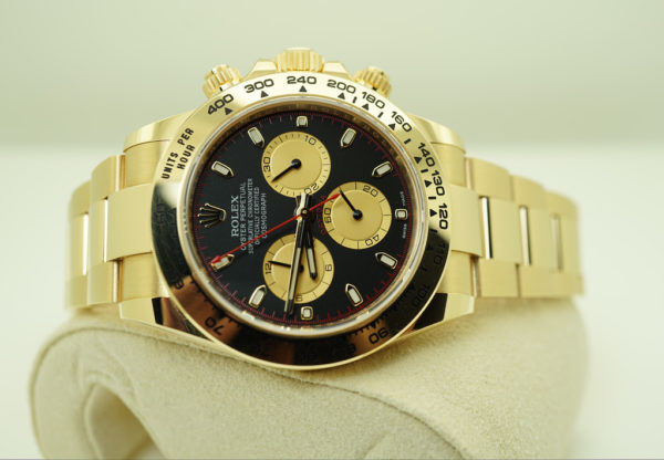 Rolex 116508 DAYTONA 18K YELLOW GOLD PAUL NEWMAN DIAL 2019 COMPLETE SET