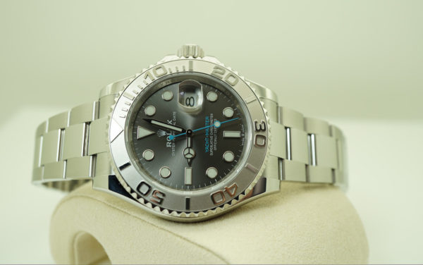 Rolex 126622 YACHTMASTER PLATINUM BEZEL DARK RHODIUM DIAL 40MM 2020 NEW MODEL