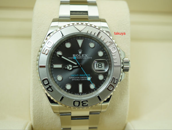 Rolex 126622 YACHTMASTER PLATINUM BEZEL DARK RHODIUM DIAL 40MM 2020 NEW MODEL