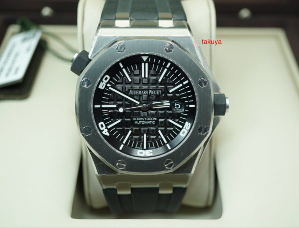 NEW Audemars PIGUET ROYAL OAK OFFSHORE DIVER STEEL 15703ST H SERIES COMPLETE SET