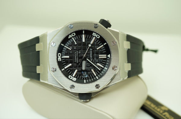 NEW Audemars PIGUET ROYAL OAK OFFSHORE DIVER STEEL 15703ST H SERIES COMPLETE SET
