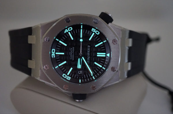 NEW Audemars PIGUET ROYAL OAK OFFSHORE DIVER STEEL 15703ST H SERIES COMPLETE SET