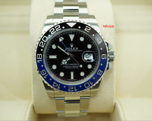 Rolex 116710BLNR GMT MASTER II BLACK BLUE RANDOM SERIAL 2018 WARRANTY FULL SET