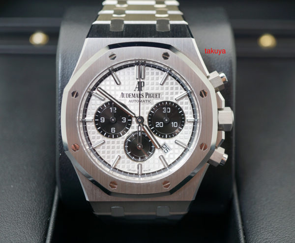 Audemars PIGUET ROYAL OAK CHRONOGRAPH WHITE PANDA DIAL 26331ST WARRANTY FULL SET