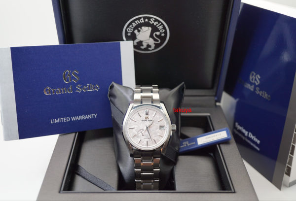 Brand New Grand Seiko SBGA413 SPRING DRIVE TITANIUM FOUR SEASONS SPRING 2020 FULL SET