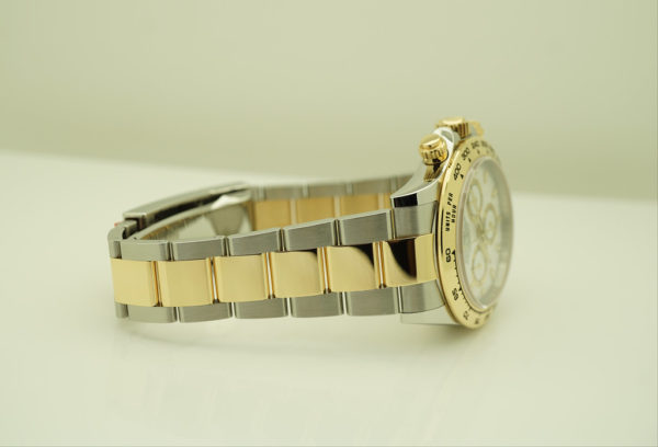 Rolex 116503 DAYTONA TWO TONE YELLOW GOLD SS WHITE DIAL 2019 WARRANTY FULL SET
