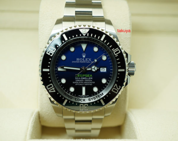 Rolex 116660 DEEPSEA D-BLUE DIAL JAMES CAMERON 2017 WARRANTY FULL SET