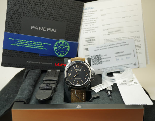 Panerai PAM 914 LUMINOR BASE 8 DAYS V SERIES 44MM 2020 WARRANTY COMPLETE SET