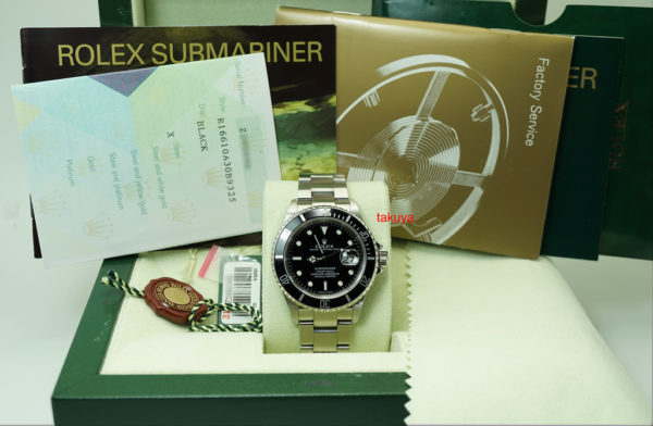 Rolex 16610 SUBMARINER DATE STAINLESS STEEL Z SERIAL FULL SET