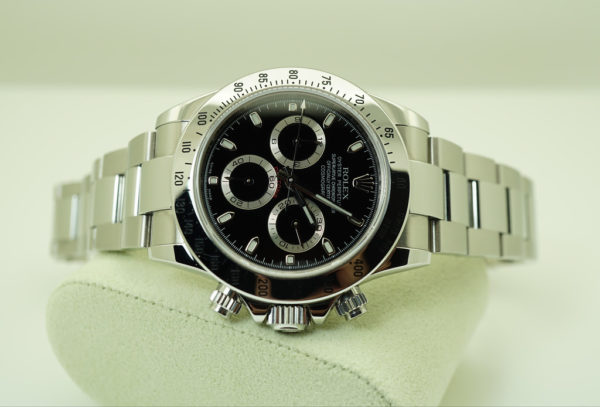 MINT Rolex 116520 DAYTONA SS BLACK DIAL Z SERIAL UNPOLISHED COMPLETE SET