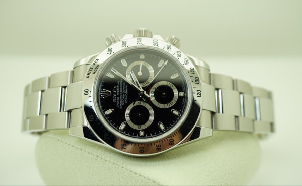 MINT Rolex 116520 DAYTONA SS BLACK DIAL Z SERIAL UNPOLISHED COMPLETE SET