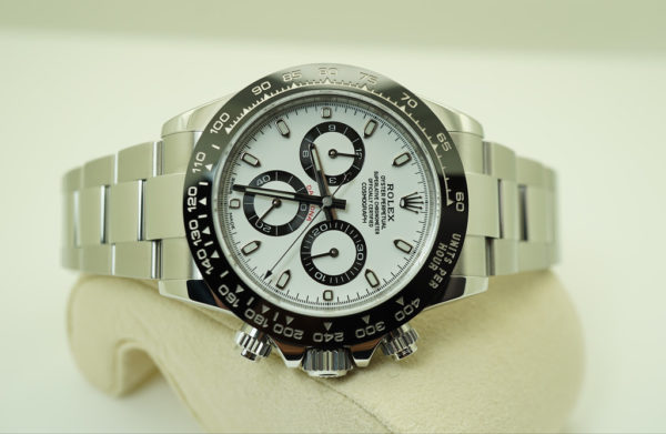 Rolex 116500 COSMOGRAPH DAYTONA CERAMIC BEZEL WHITE DIAL 2018 WARRANTY FULL SET