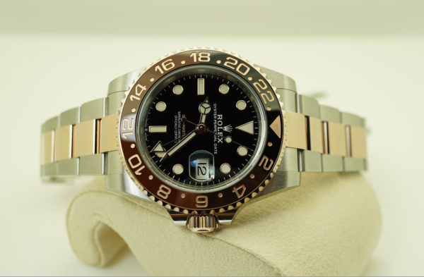 BRAND NEW Rolex 126711CHNR GMT MASTER II ROSE GOLD STEEL ROOTBEER 2020 COMPLETE SET